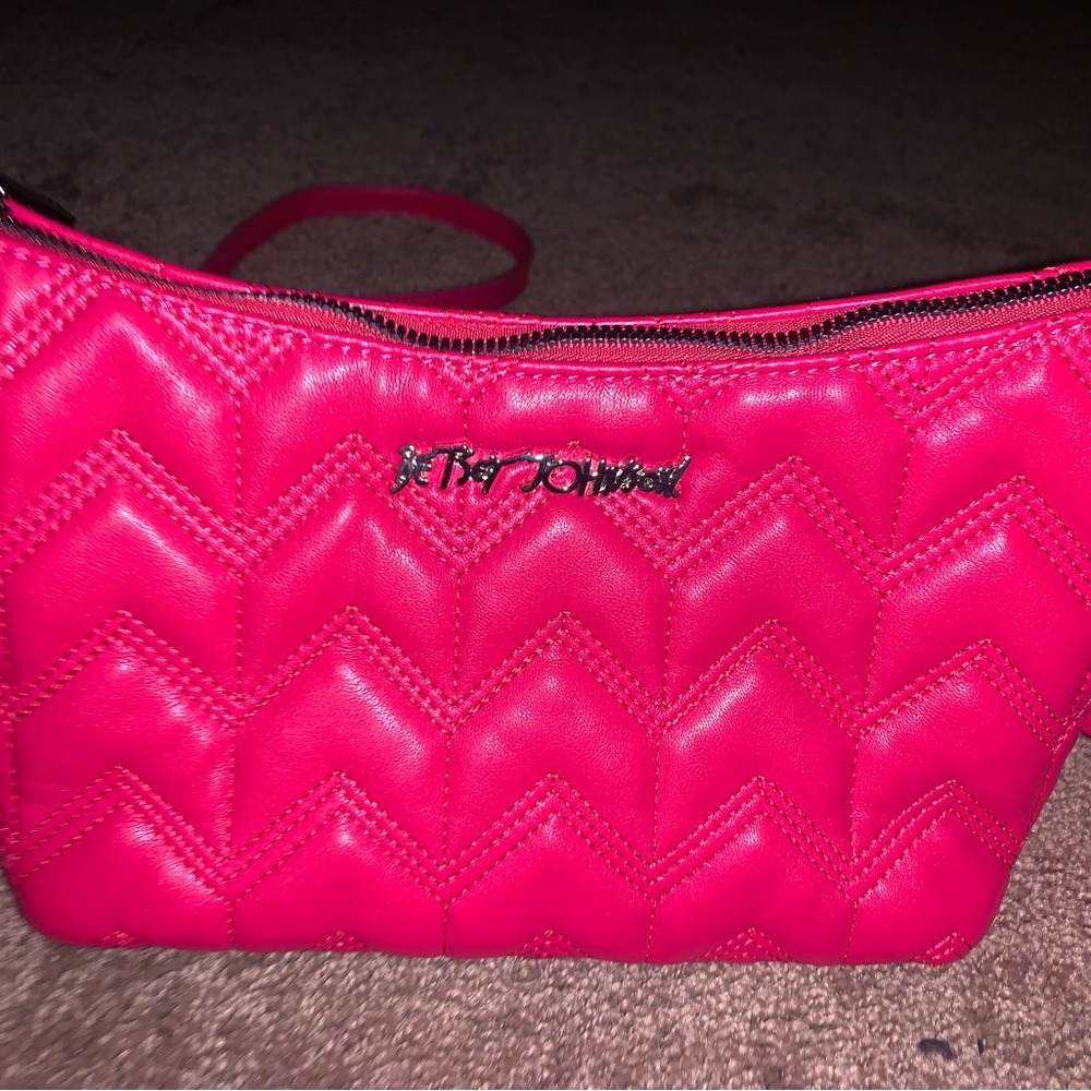 Pink Betsy Johnson purse